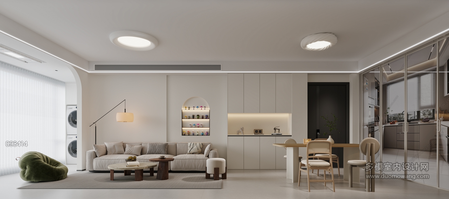 现代沙发背景特写