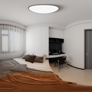 现代黑白灰次卧2