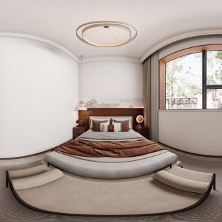 新中式次卧全景