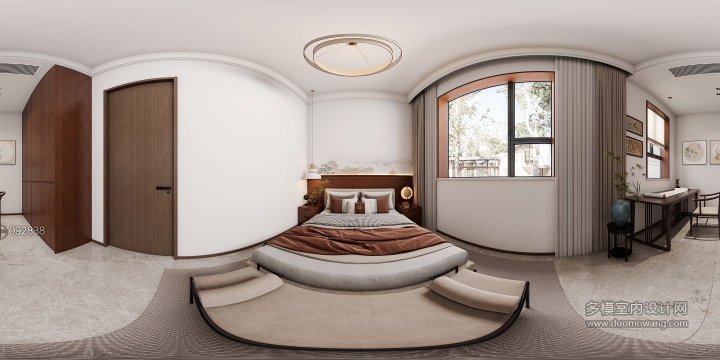 新中式次卧全景