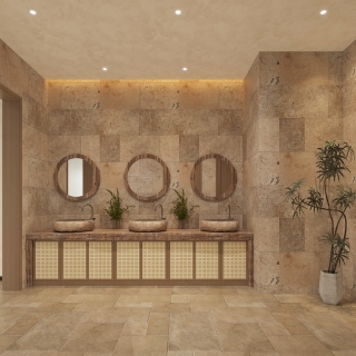 诧寂负一楼卫生间