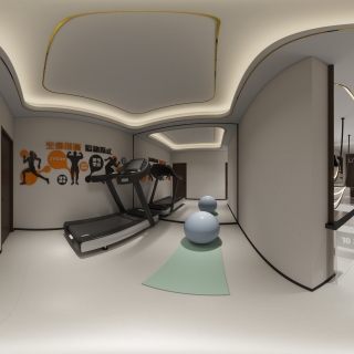 意式负一楼健身房