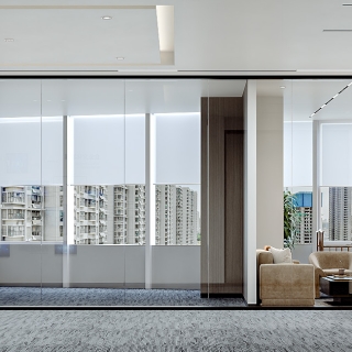 现代办公背景墙静态