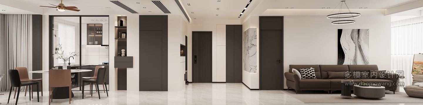 现代客厅单张