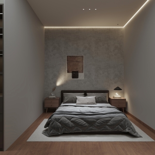 现代 主卧 单张1