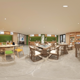 现代社区1F老人活动区