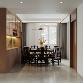 新中式三层餐厅静态1