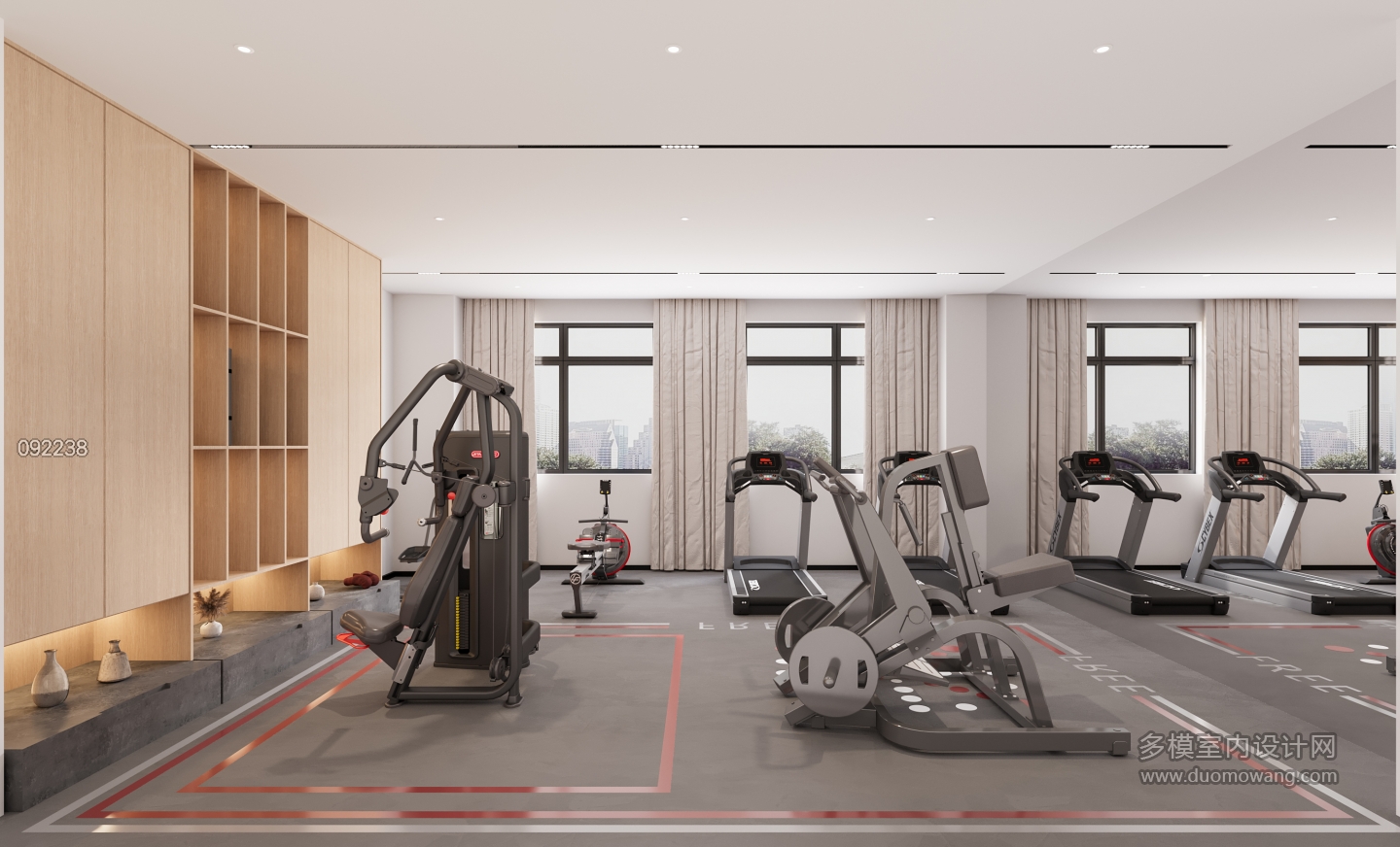 现代健身房