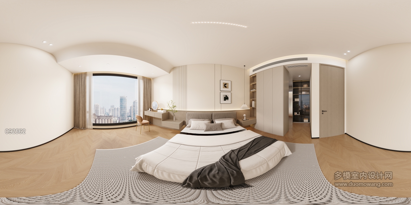 现代主卧-全景