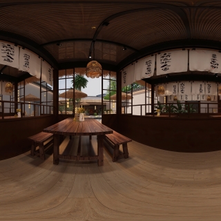 侘寂餐厅卡座区 (1)