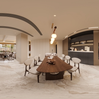 中古一楼餐厅全景