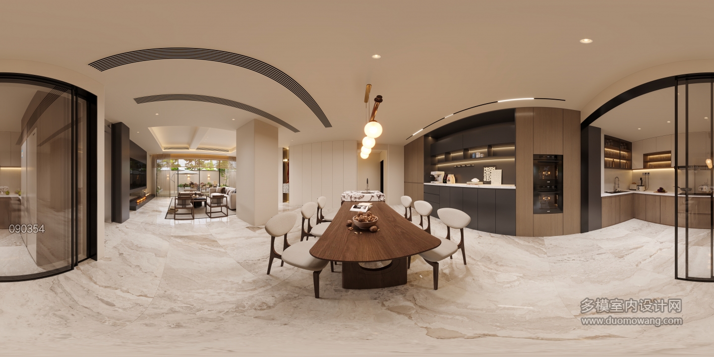 中古一楼餐厅全景