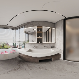 三楼卫生间全景