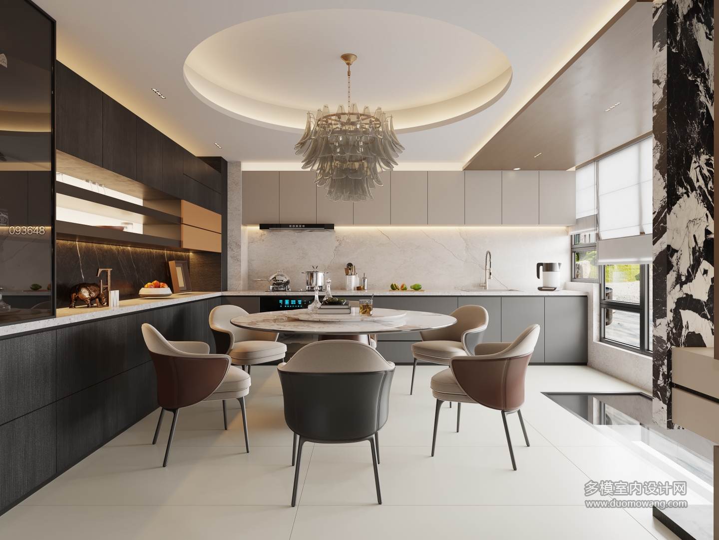 新中式1楼餐厅静态