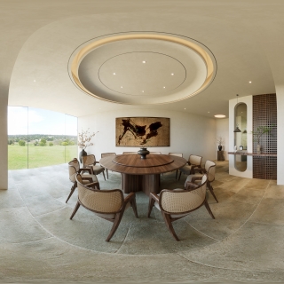 侘寂风宴会厅360