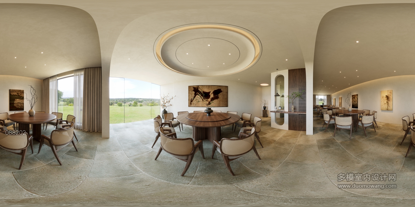 侘寂风宴会厅360