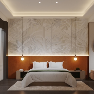 现代酒店客房一