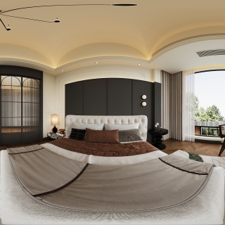 现代三楼主卧全景