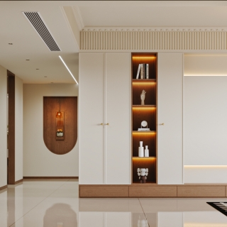 中古风客厅特写