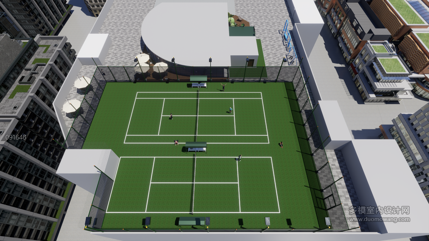 网球场