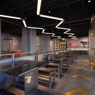 工业风火锅店用餐区2静态 (1)