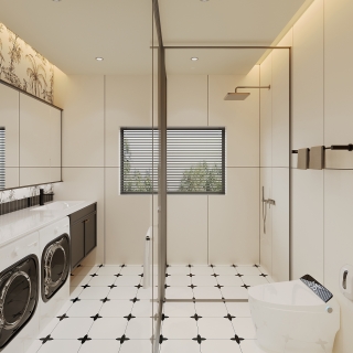 现代三楼卫生间单张