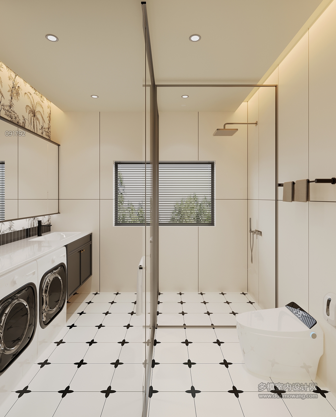 现代三楼卫生间单张