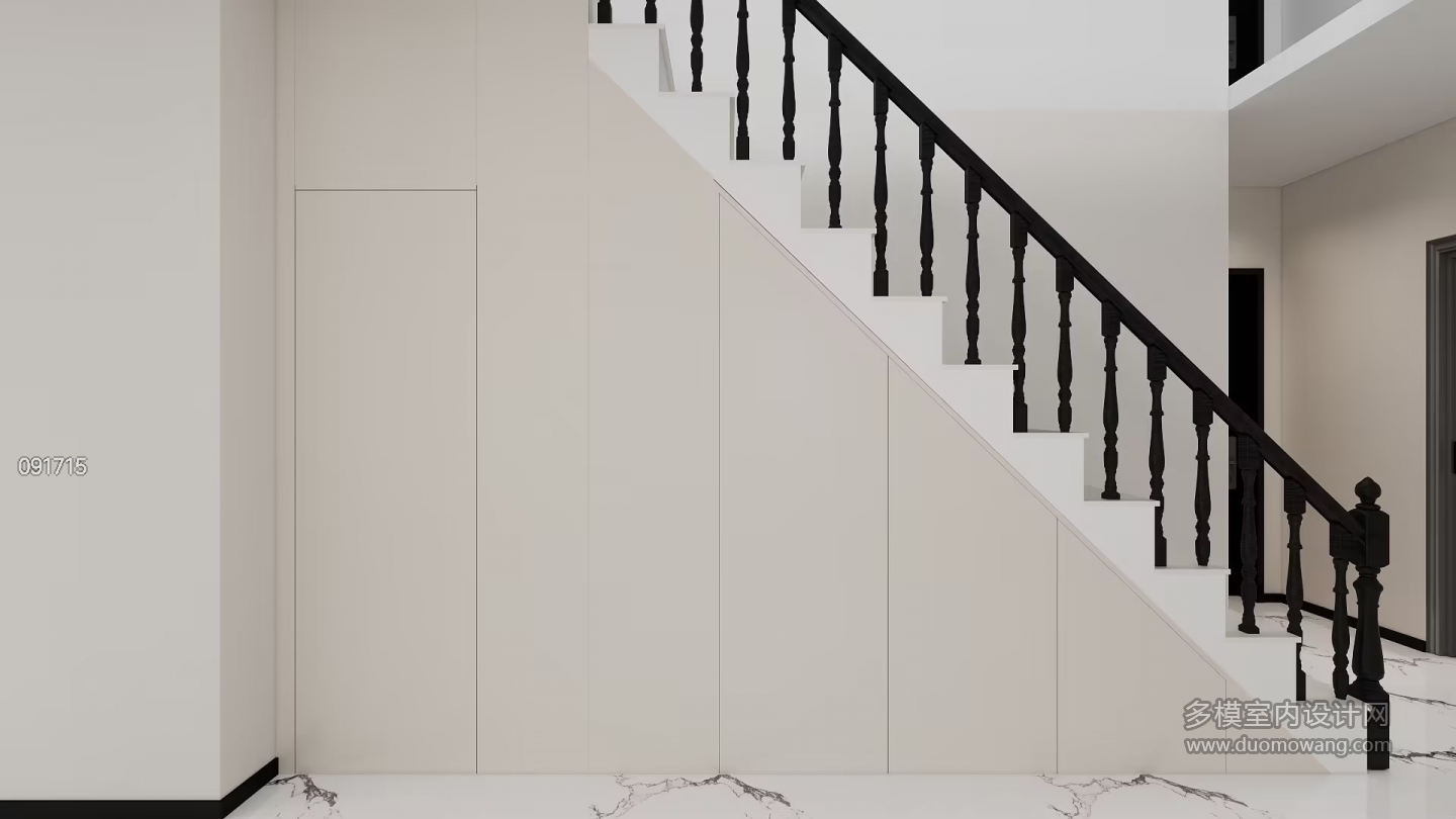 法式楼梯柜子单张