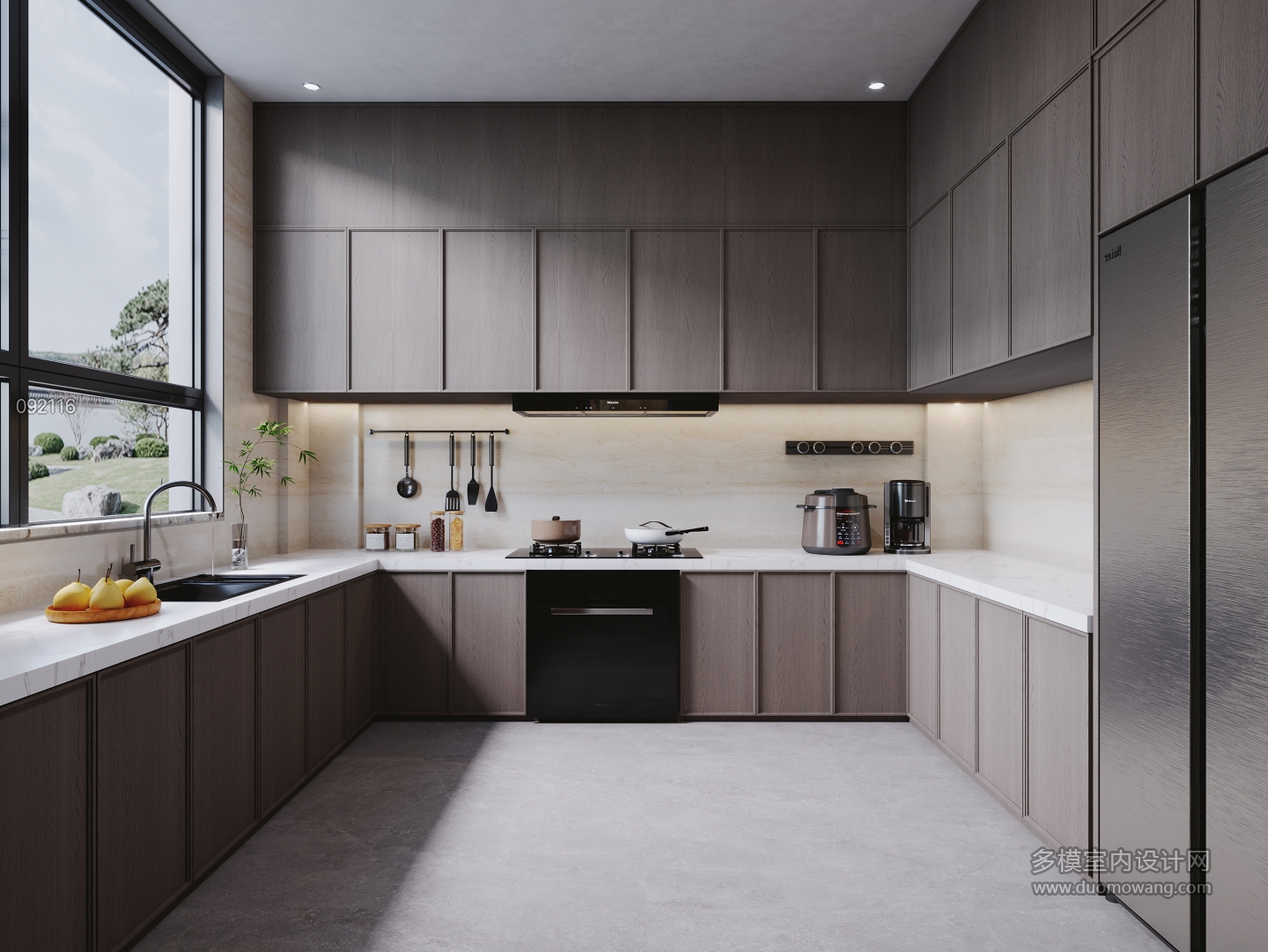 新中式1楼_厨房静态