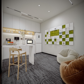 现代办公茶水间静态