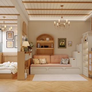 美式乡村_沙发静态