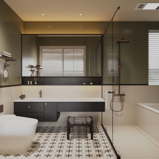 法式二楼卫生间