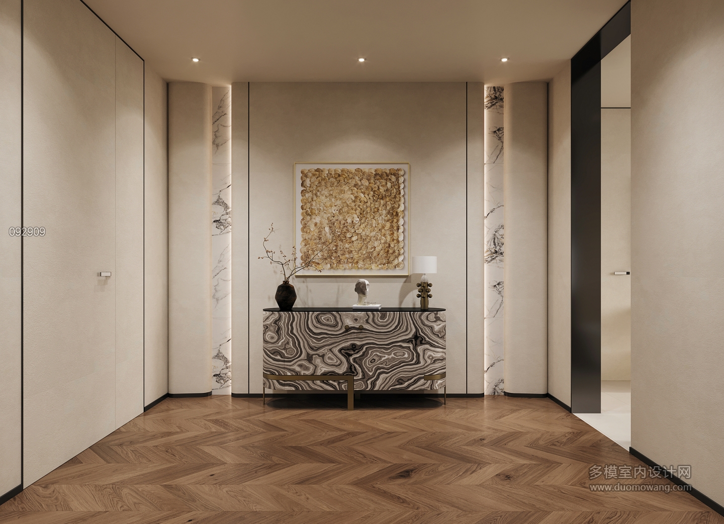 四楼楼梯间玄关