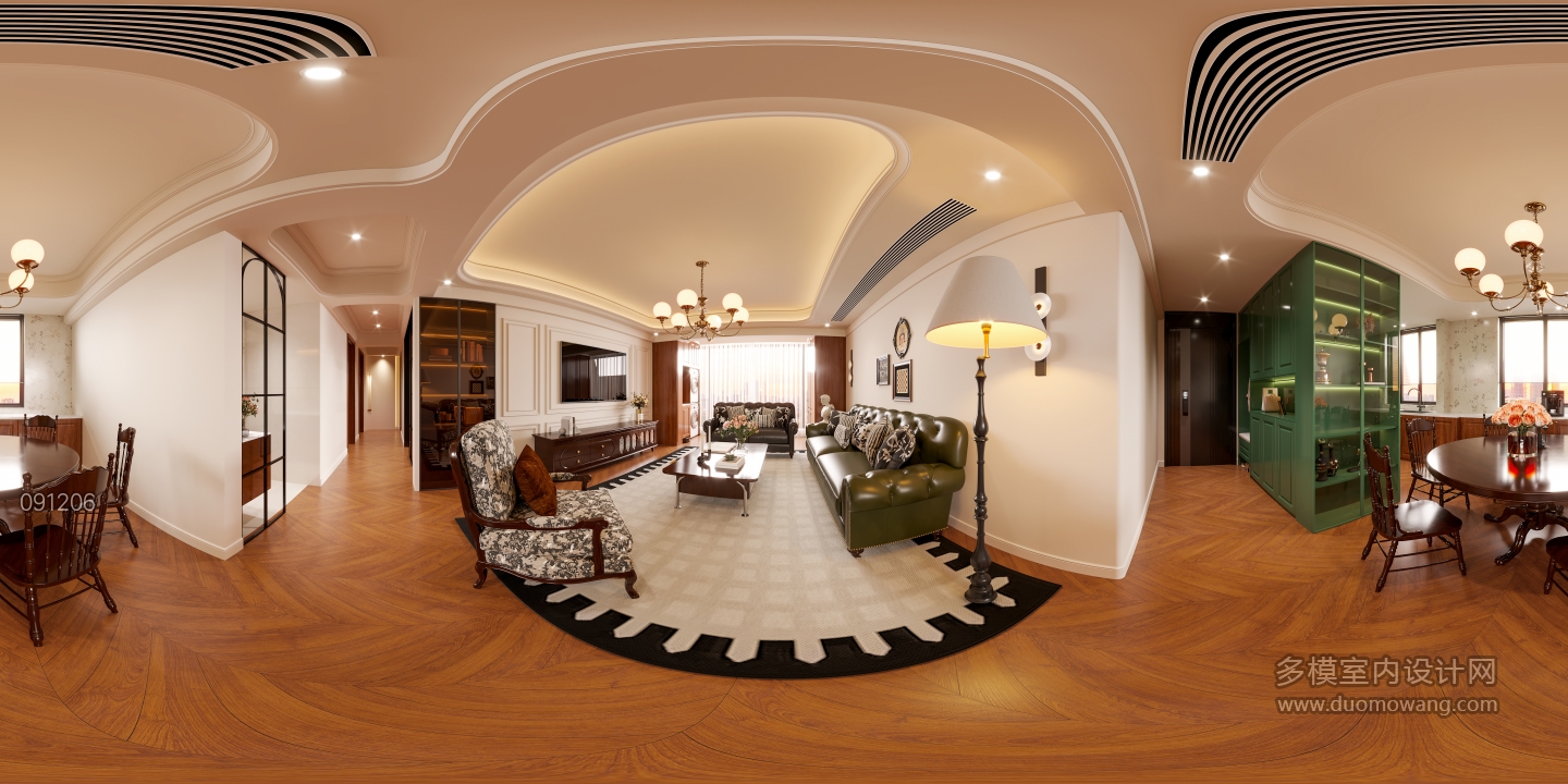 美式客餐厅全景