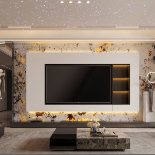 现代电视墙