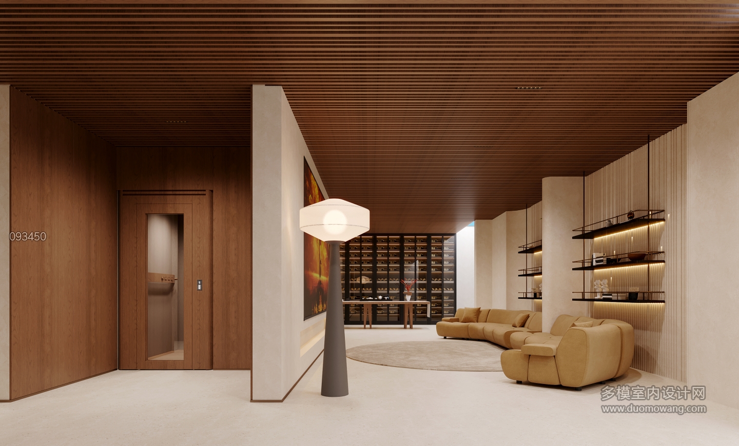 现代地下室客厅1