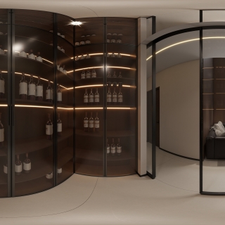 意式负二楼酒窖