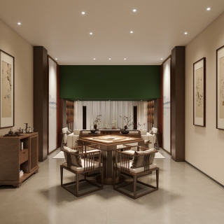 新中式会所二楼