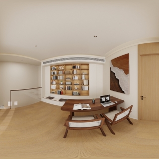 极简-二楼阅读区