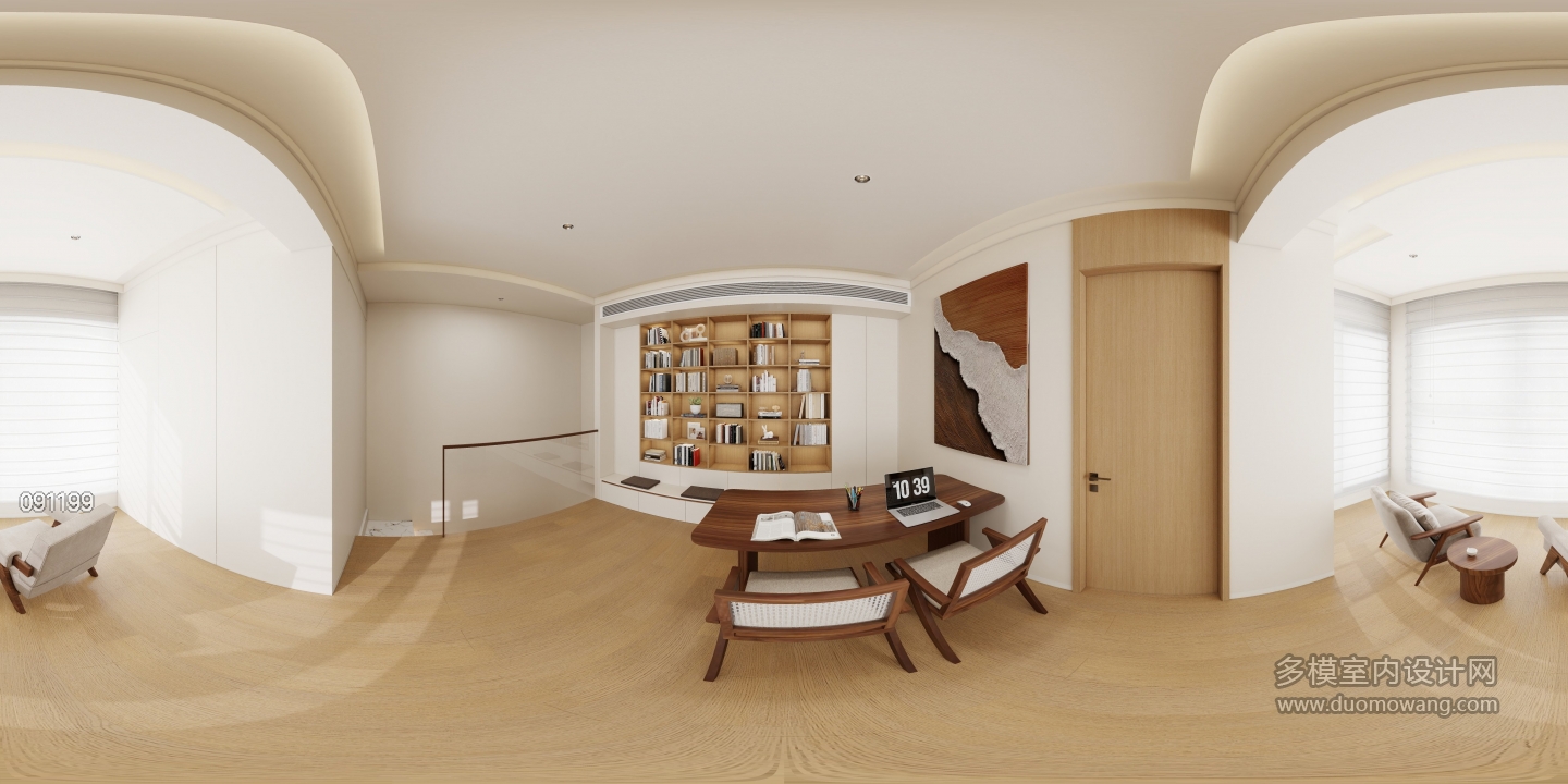 极简-二楼阅读区