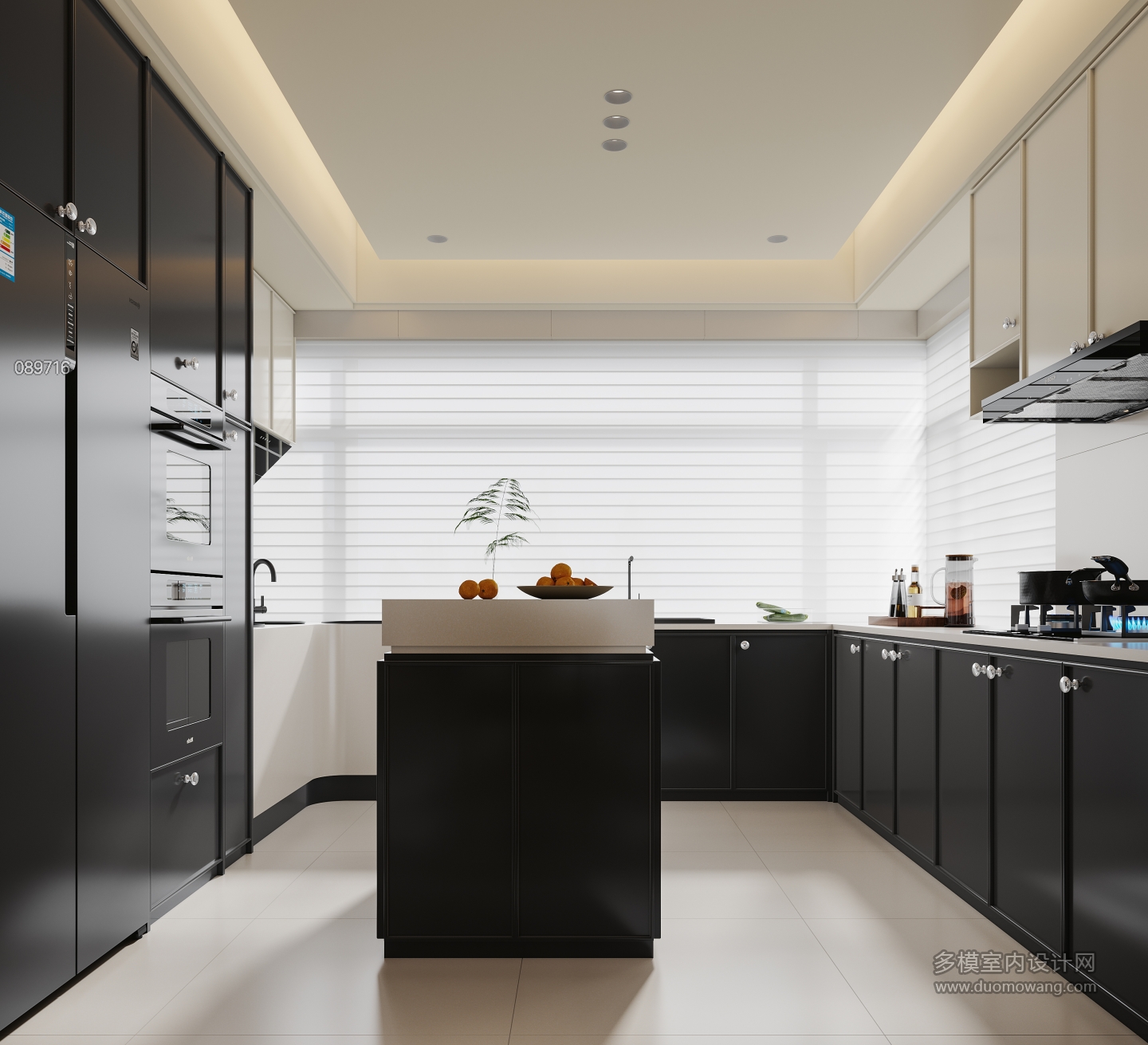 现代轻法一层厨房