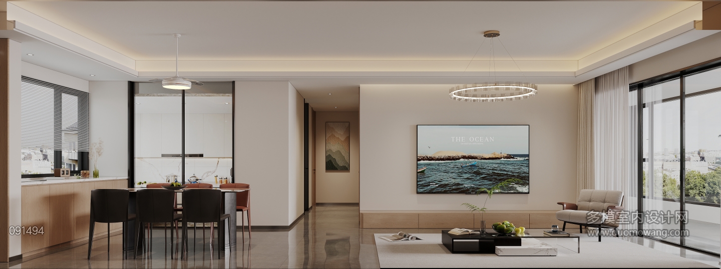 客餐厅_电视背景