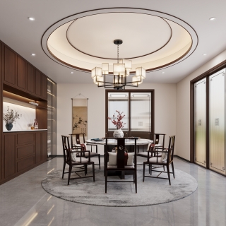 新中式三楼餐厅