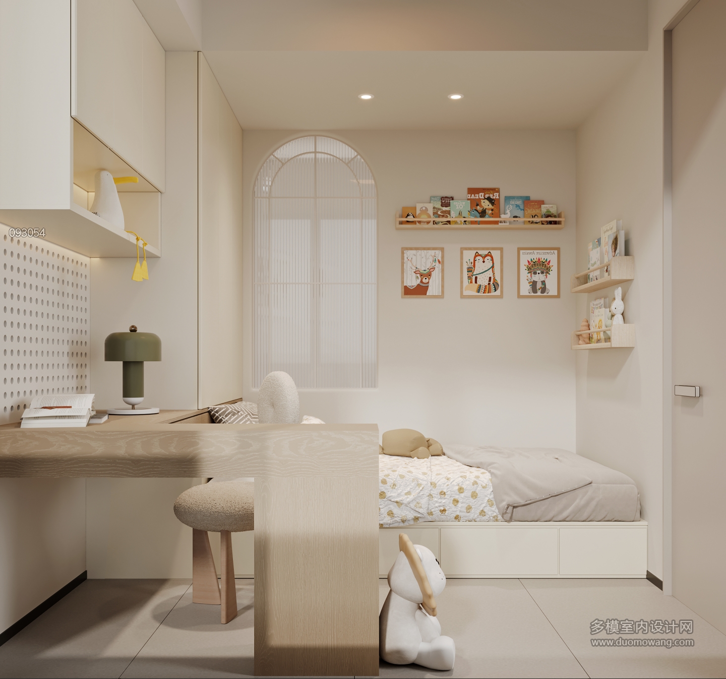 现代女儿房特写