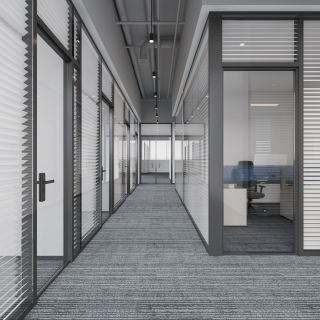 现代办公室过道