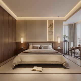 宋式中古卧室一