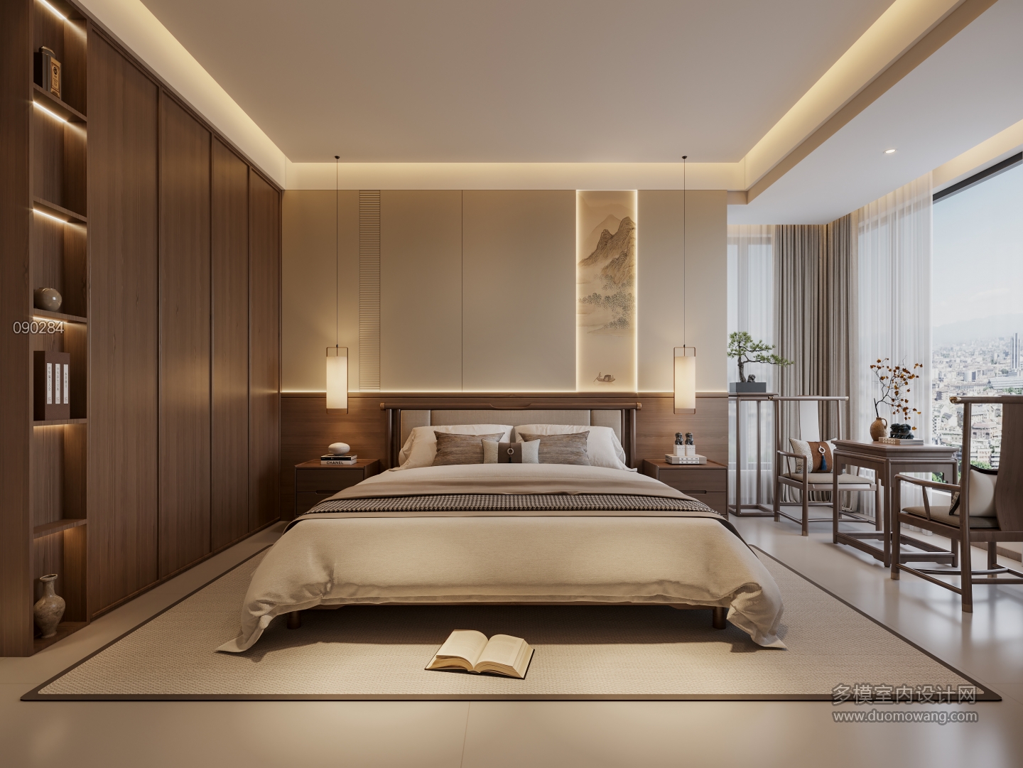 宋式中古卧室一