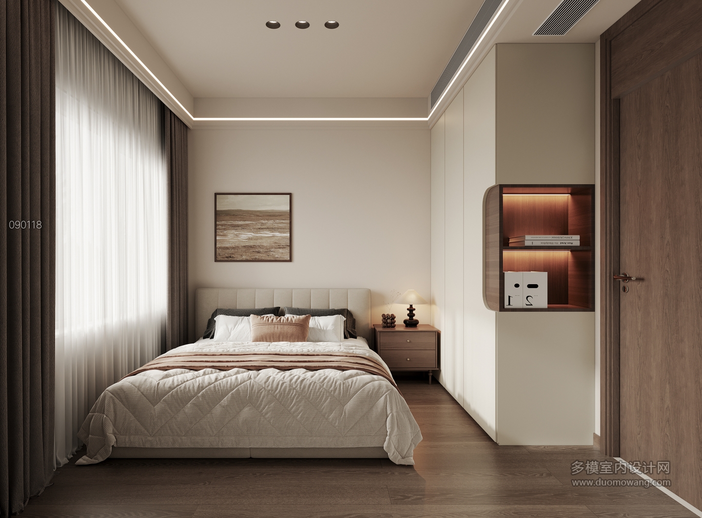 现代中古一层次卧