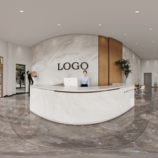 现代一楼大厅全景