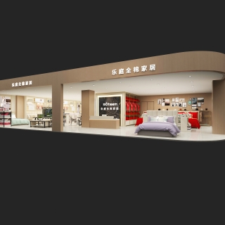 现代家纺店门头